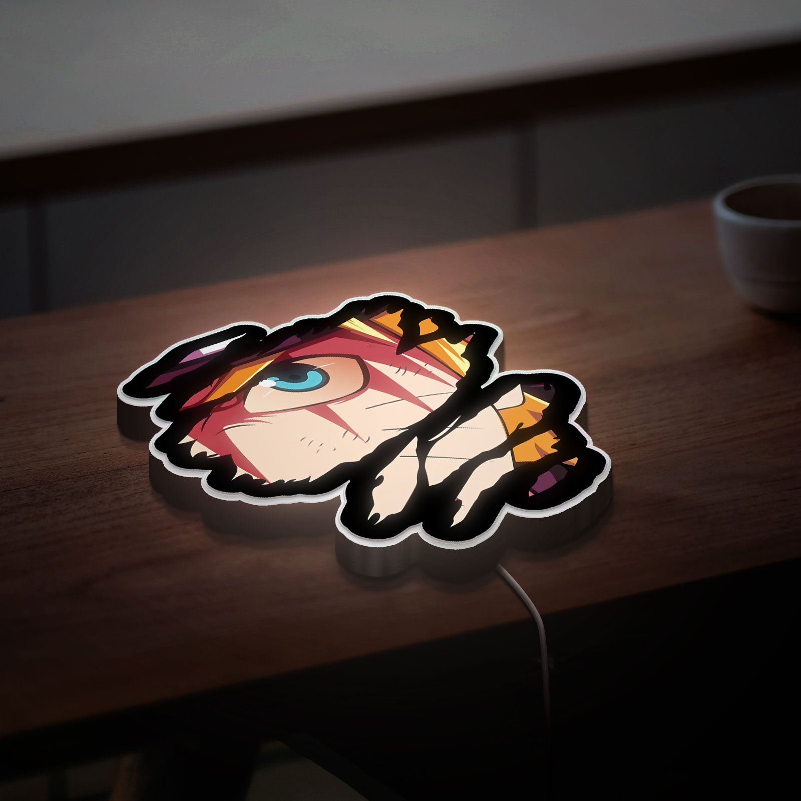 Naruto Uzumaki Anime Character 3D Light Box, Anime Art Decor for Otaku Fans
