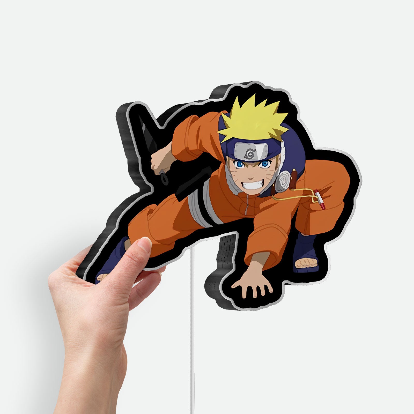 Naruto 3D Light Box - Anime LED Night Light with Young Ninja Art, Perfect Gift for Naruto Fans and Anime Lovers 
