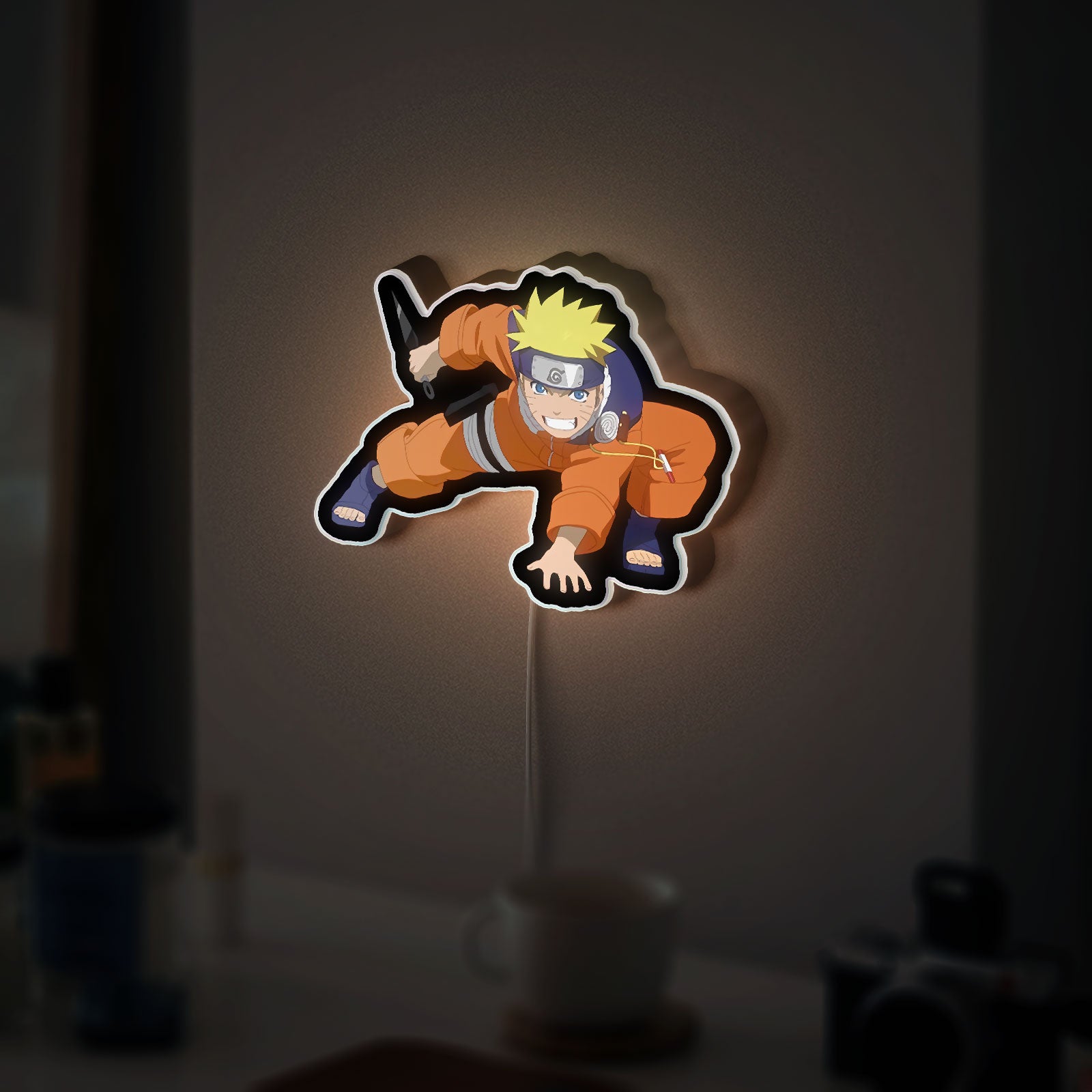 Naruto 3D Light Box - Anime LED Night Light with Young Ninja Art, Perfect Gift for Naruto Fans and Anime Lovers 