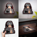 Naruto Itachi Uchiha 3D Light Box - Anime LED Night Light, Ninja Themed Room Decor for Anime Fans
