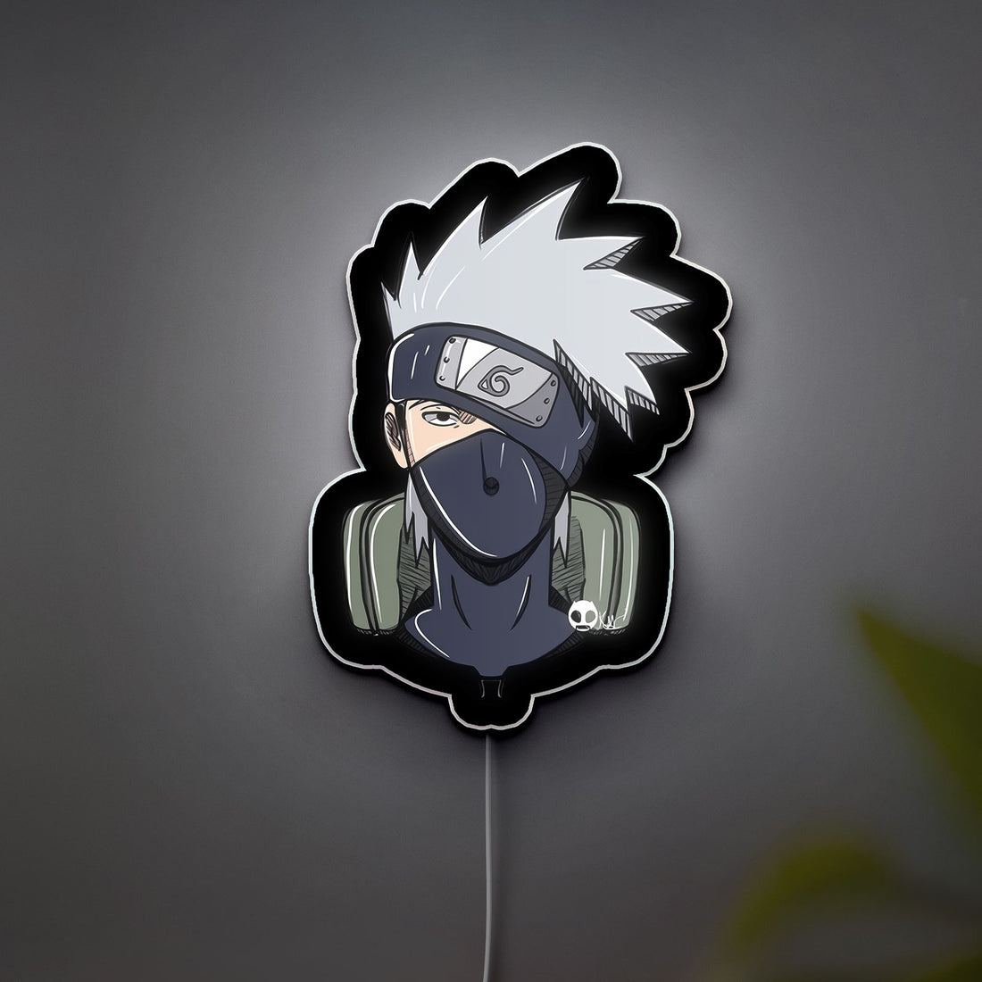 Naruto Kakashi 3D Light Box - Anime LED Night Light, Japanese Manga Decor for Anime Fans, Unique Gift for Naruto Lovers
