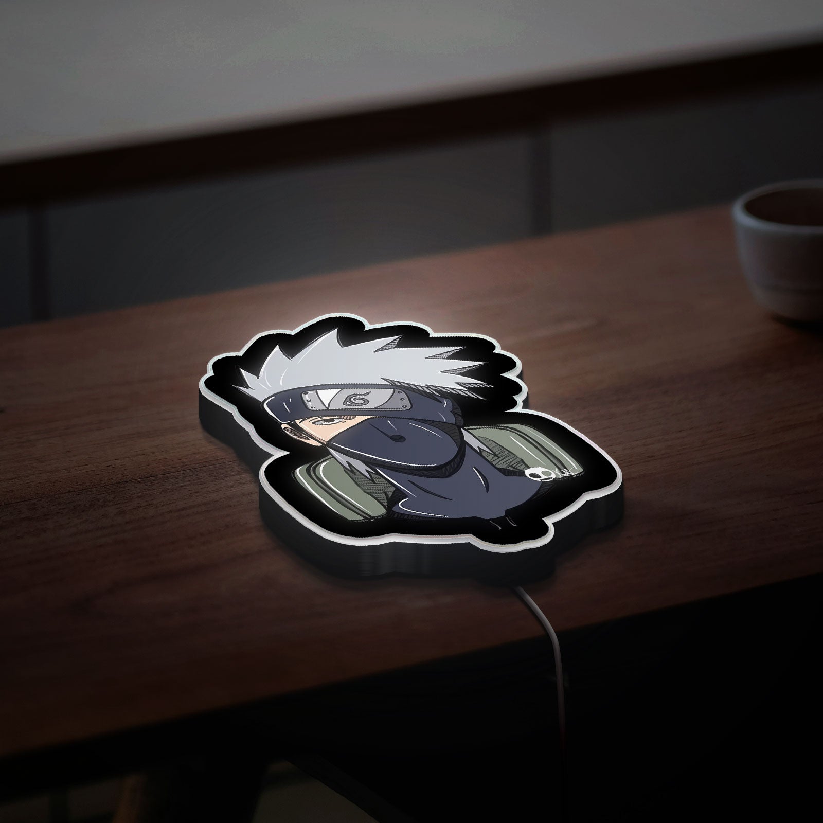 Naruto Kakashi 3D Light Box - Anime LED Night Light, Japanese Manga Decor for Anime Fans, Unique Gift for Naruto Lovers
