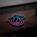 Miami Heat LED Sign - NBA Team Logo Light Box, Glowing Wall Decor for Basketball Fans & Man Cave 
