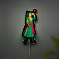 Roronoa Zoro 3D Anime Light Box - One Piece Character LED Night Light, Samurai Sword Decor for Anime Fans & Manga Lovers 