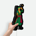 Roronoa Zoro 3D Anime Light Box - One Piece Character LED Night Light, Samurai Sword Decor for Anime Fans & Manga Lovers 