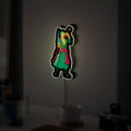 Roronoa Zoro 3D Anime Light Box - One Piece Character LED Night Light, Samurai Sword Decor for Anime Fans & Manga Lovers 