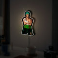 Roronoa Zoro 3D Light Box - One Piece Anime LED Night Light, Samurai Sword Decor for Anime Fans & Manga Lovers 