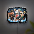 One Piece Nakama Crew 3D Light Box - Luffy Zoro Nami Usopp Sanji LED Night Light, Anime Character Decor for Straw Hat Pirates Fans 