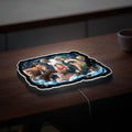 One Piece Nakama Crew 3D Light Box - Luffy Zoro Nami Usopp Sanji LED Night Light, Anime Character Decor for Straw Hat Pirates Fans 