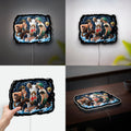 One Piece Nakama Crew 3D Light Box - Luffy Zoro Nami Usopp Sanji LED Night Light, Anime Character Decor for Straw Hat Pirates Fans 