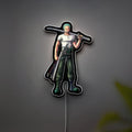 One Piece 3D Light Box - Luffy & Zoro Anime LED Night Light, Straw Hat Pirates Decor for Manga Fans 