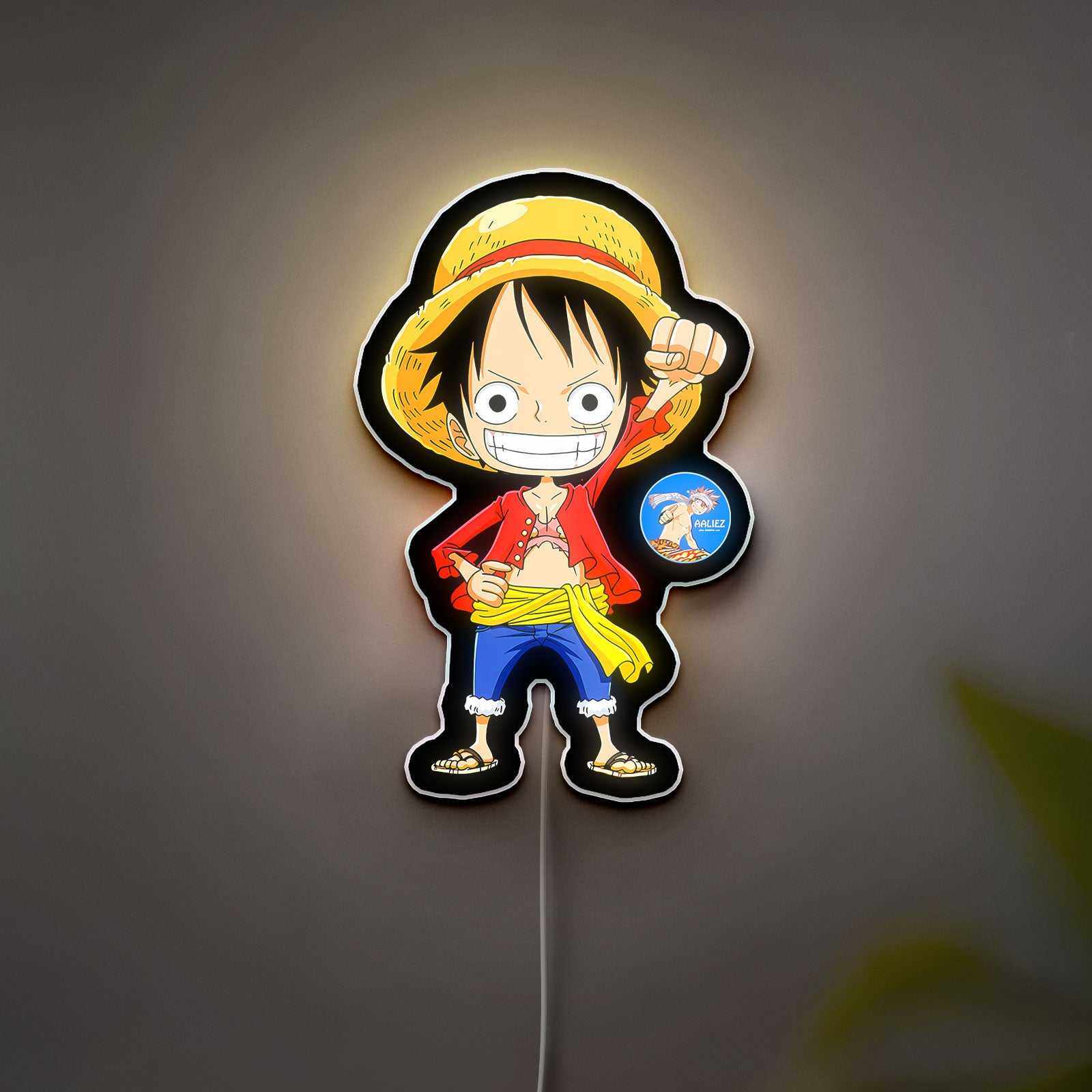 One Piece Chibi Crew 3D Light Box - Straw Hat Pirates LED Night Light, Anime Character Decor for Manga Fans 