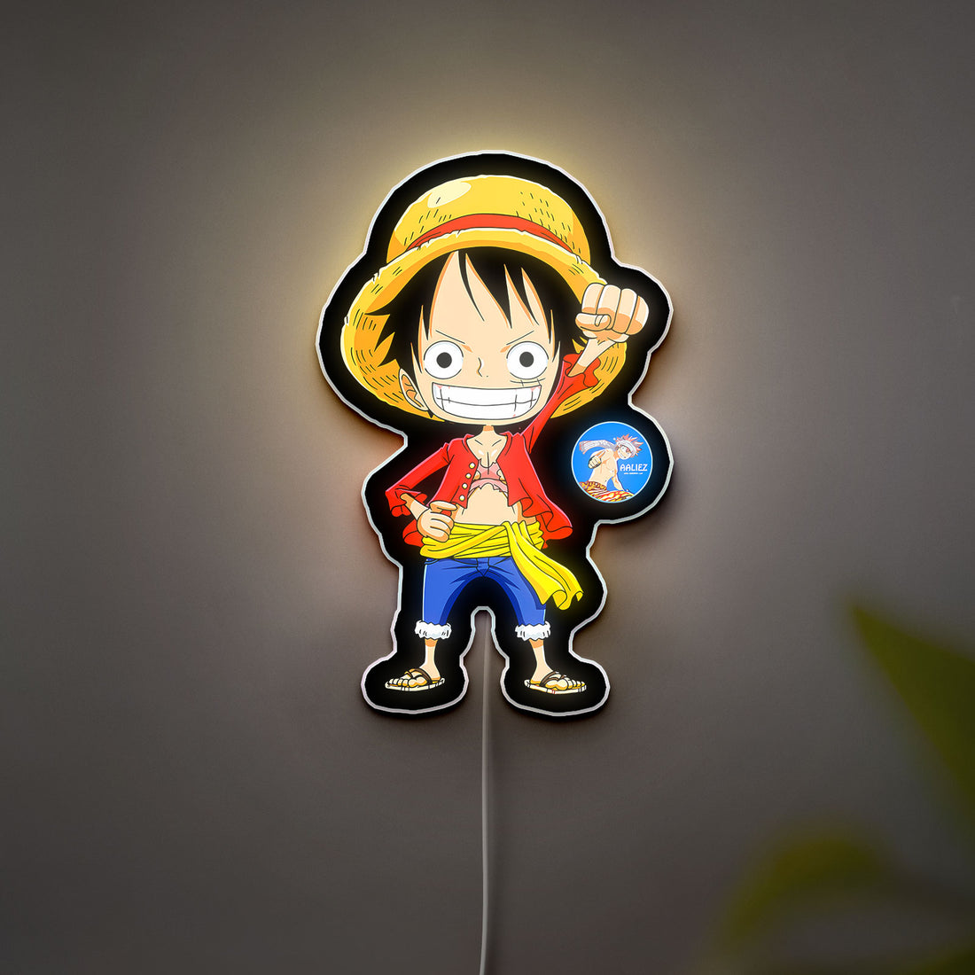 One Piece Chibi Crew 3D Light Box - Straw Hat Pirates LED Night Light, Anime Character Decor for Manga Fans 