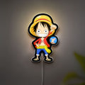 One Piece Chibi Crew 3D Light Box - Straw Hat Pirates LED Night Light, Anime Character Decor for Manga Fans 