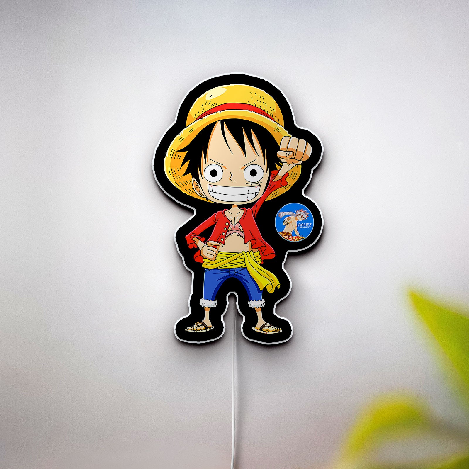 One Piece Chibi Crew 3D Light Box - Straw Hat Pirates LED Night Light, Anime Character Decor for Manga Fans 