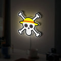One Piece Anime 3D Light Box - Pirate Crew Logo LED Night Light, Nautical Themed Decor for Anime Fans 