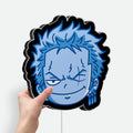 Roronoa Zoro Glow Lamp - One Piece Anime Night Light, Pirate Hunter LED Decor, Japanese Manga Inspired Collectible for Anime Fans 