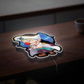 Buggy the Clown 3D Light Box - One Piece Anime LED Night Light, Pirate Themed Room Decor for Anime Fans 