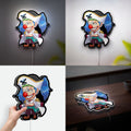 Buggy the Clown 3D Light Box - One Piece Anime LED Night Light, Pirate Themed Room Decor for Anime Fans 