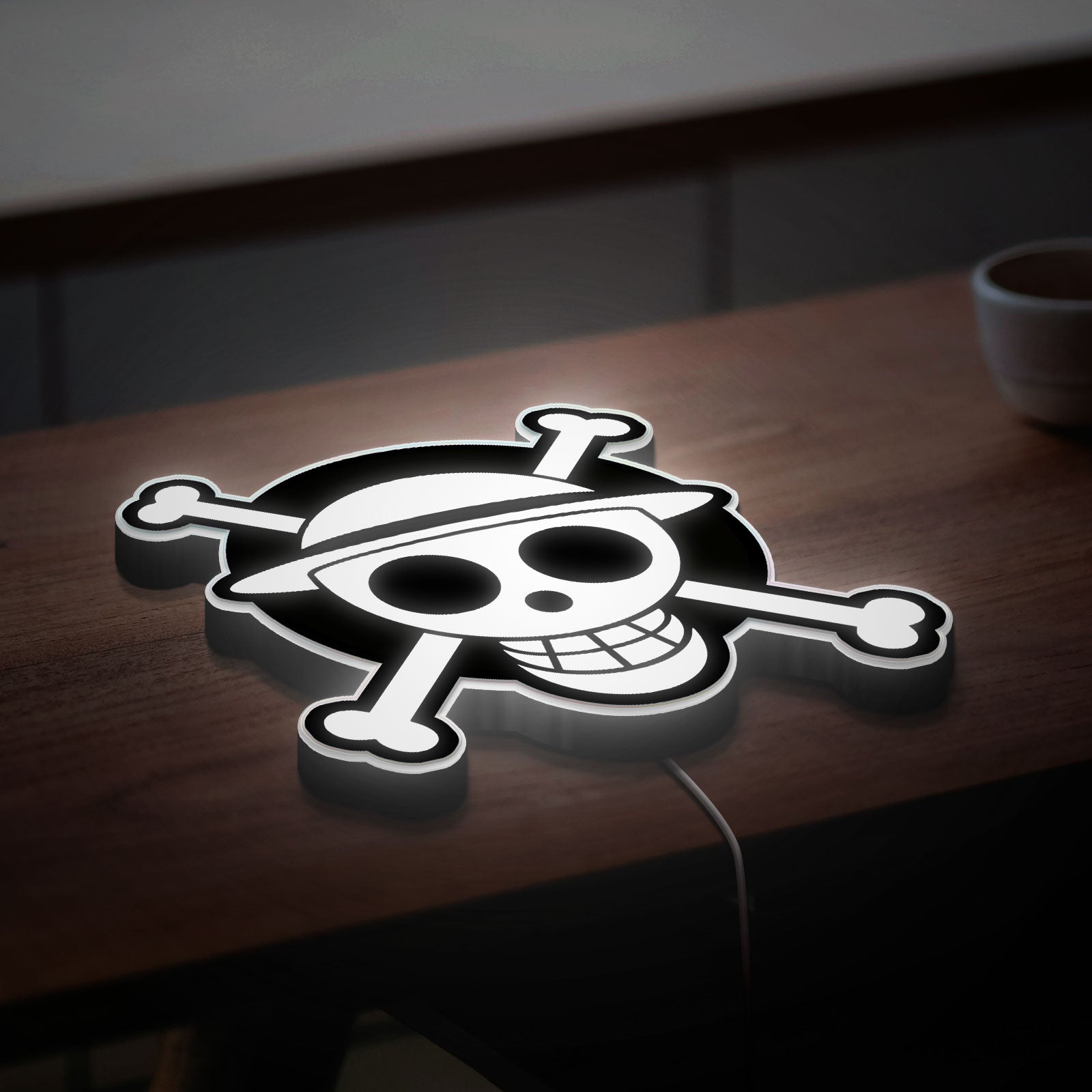 One Piece 3D Light Box - Anime Character LED Night Light, Zoro & Pirates Themed Decor for Manga Fans 