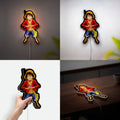 One Piece Luffy 3D Light Box - Anime Character LED Night Light, Pirate King Glow Decor for Anime Fans & Manga Lovers 