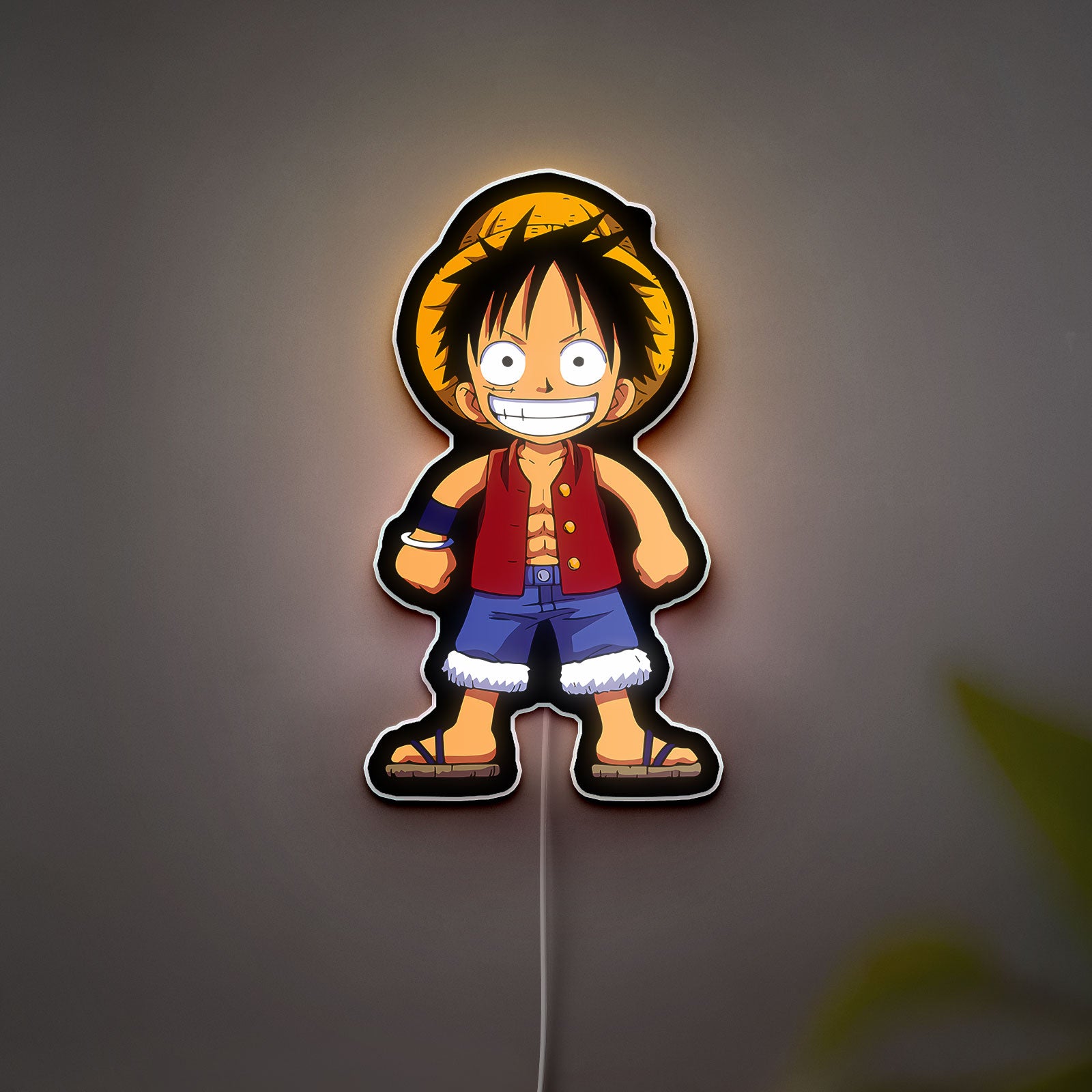 One Piece 3D Light Box - Chibi Straw Hat Crew LED Night Light, Anime Character Decor for Luffy Fans, Japanese Manga Themed Gift 