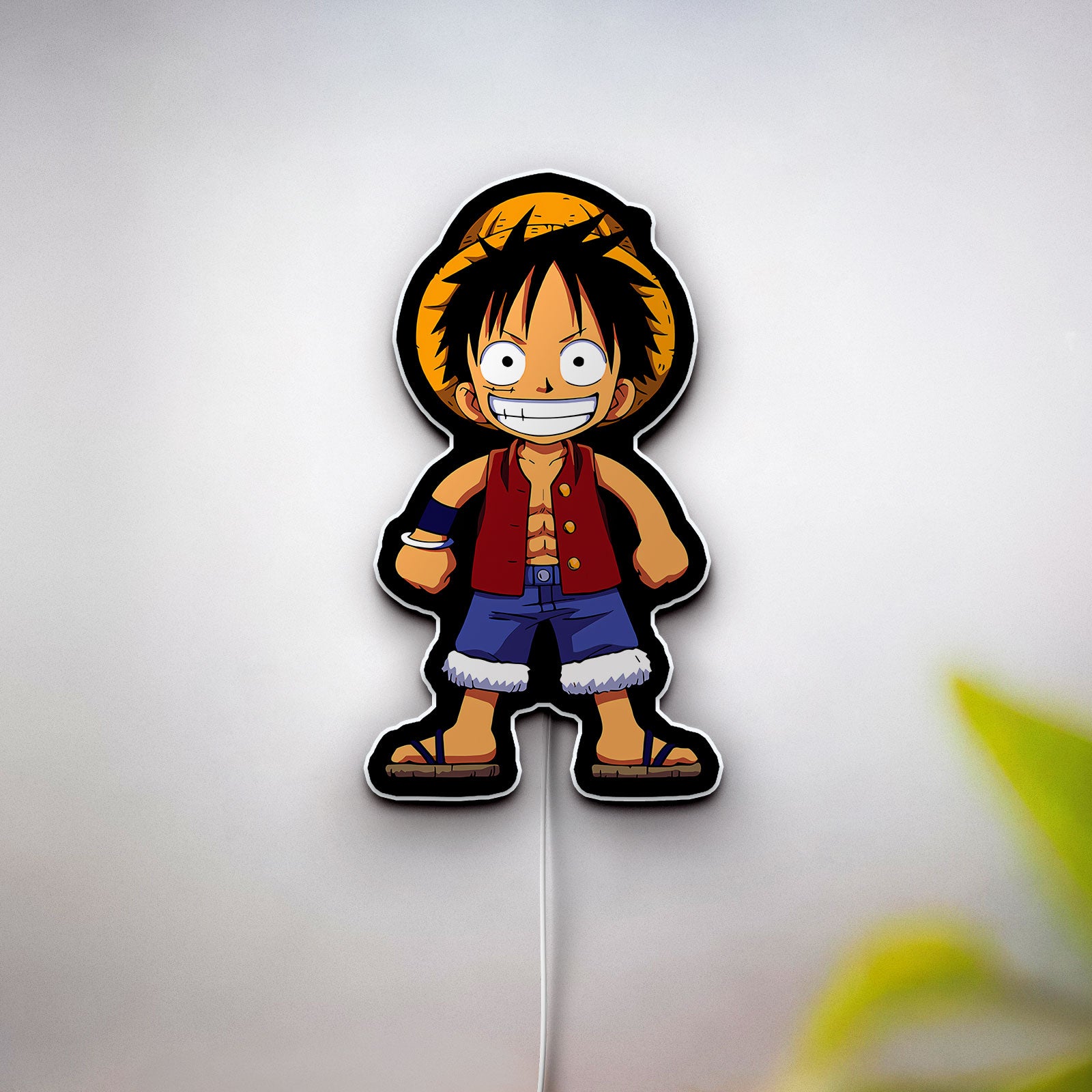 One Piece 3D Light Box - Chibi Straw Hat Crew LED Night Light, Anime Character Decor for Luffy Fans, Japanese Manga Themed Gift 