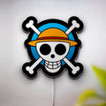 One Piece 3D Light Box - Anime LED Night Light with Mugiwaras Logo, Cool Pirate Decor for Fans of Luffy and Crew 