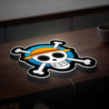 One Piece 3D Light Box - Anime LED Night Light with Mugiwaras Logo, Cool Pirate Decor for Fans of Luffy and Crew 