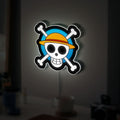 One Piece 3D Light Box - Anime LED Night Light with Mugiwaras Logo, Cool Pirate Decor for Fans of Luffy and Crew 