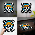 One Piece 3D Light Box - Anime LED Night Light with Mugiwaras Logo, Cool Pirate Decor for Fans of Luffy and Crew 