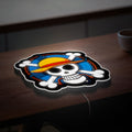 One Piece 3D Light Box - Anime Logo LED Night Light, Pirate Themed Decor for Fans, Cool Gift for Luffy & Zoro Lovers