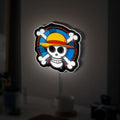 One Piece 3D Light Box - Anime Logo LED Night Light, Pirate Themed Decor for Fans, Cool Gift for Luffy & Zoro Lovers