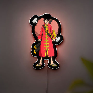 Monkey D. Luffy Film Z 3D Light Box - Anime Character LED Night Light, One Piece Movie Themed Decor for Otaku Fans 
