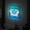 Pokemon Vaporeon 3D Light Box - Cute Eeveelution LED Night Light, Anime Pokemon Decor for Fans & Kids Room 