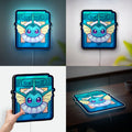 Pokemon Vaporeon 3D Light Box - Cute Eeveelution LED Night Light, Anime Pokemon Decor for Fans & Kids Room 