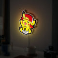 Ultra-Chu Pikachu 3D Light Box - Ash's Cap & Ultra Ball LED Night Light, Pokemon Decor for Fans & Kids Room 