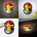Pikachu with Pokeball 3D Light Box - Pokemon LED Night Light, Anime Character Decor for Gaming Room & Gift for Fans 