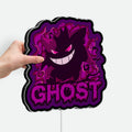 Ghost Pokemon 3D Light Box - Spooky Cute LED Night Light, Anime Character Decor for Gamers & Pokemon Fans 