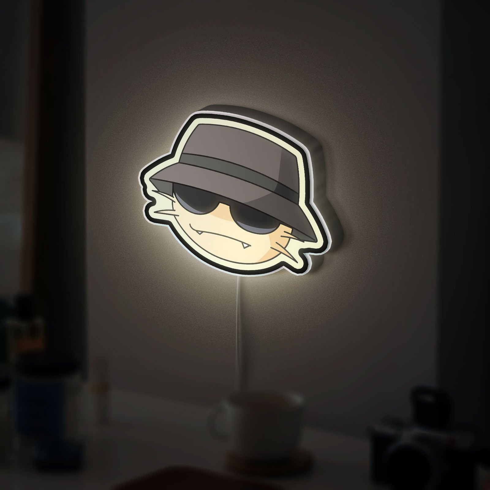 Pokemon Meowth 3D Light Box - Anime Art LED Night Light, Cute Cartoon Decor for Anime & Gaming Fans
