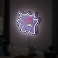 Angry Gengar 3D Light Box - Glowing Pokemon LED Night Light, Spooky Ghost Decor for Anime & Gaming Fans 