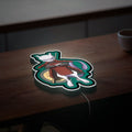 Mewdara 3D Light Box - Pokemon & Naruto Fusion LED Night Light, Anime Crossover Decor for Gamers & Otaku Fans
