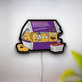 Rick and Morty Glow Light - Sci-Fi Decor Night Lamp, LED Cartoon Sign, Funny Gift for Fans
