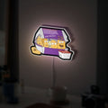 Rick and Morty Glow Light - Sci-Fi Decor Night Lamp, LED Cartoon Sign, Funny Gift for Fans

