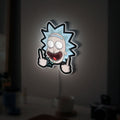Rick and Morty Theme Wall Art Light, Sci-Fi Cartoon Decor Lamp, Unique Gift for Fans