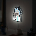 Rick Sanchez Glow Light - Sci-Fi LED Wall Decor, Rick and Morty Inspired Night Lamp, Cool Gift for Fans