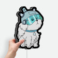 Snuffles Glow Light - Rick and Morty LED Night Lamp, Animated Dog Decor, Sci-Fi Fan Gift
