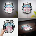 RipNDIP Cat Glow Light - Playful LED Wall Decor, Funky Night Lamp for Streetwear Fans, Cool Bedroom Light
