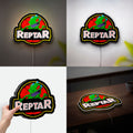 Reptar Glow Light - 90s Cartoon Night Lamp, Rugrats Inspired LED Sign, Nostalgic Kids Room Decor
