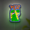 Reptar Glow Light - Rugrats Cartoon LED Night Light, 90s Nickelodeon Decor, Retro Kids Room Sign
